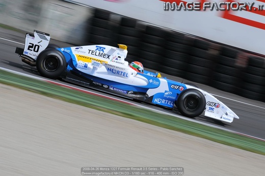 2008-04-26 Monza 1327 Formule Renault 3.5 Series - Pablo Sanchez